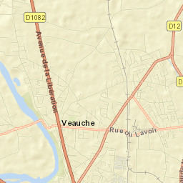 Veauche Street Map