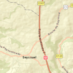 Seyssuel Street Map