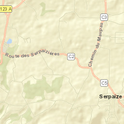 Serpaize Street Map