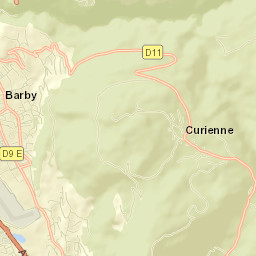 Barby Street Map