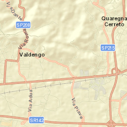 Quaregna Street Map