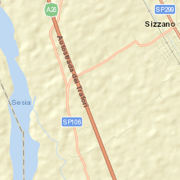 Sizzano Street Map
