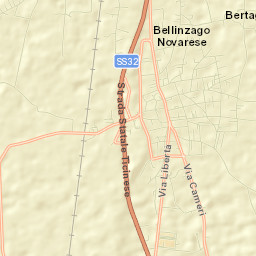 Bellinzago Novarese Street Map