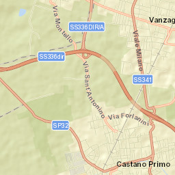Vanzaghello Street Map