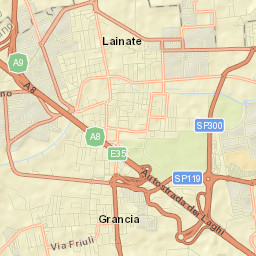 Lainate Street Map