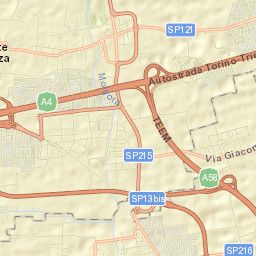 Caponago Street Map