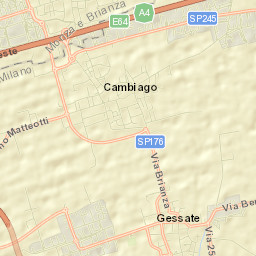Cambiago Street Map