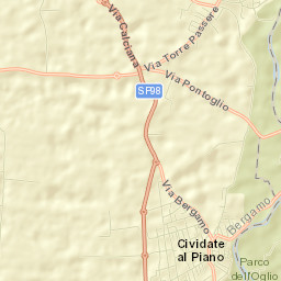 Cividate al Piano Street Map