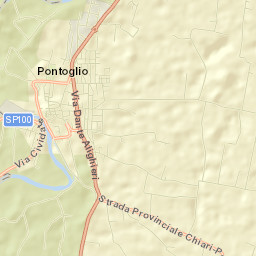Pontoglio Street Map