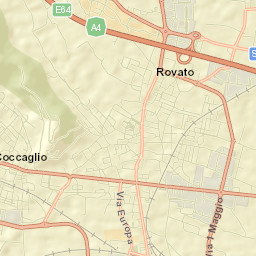 Rovato Street Map