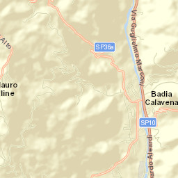 Badia Calavena Street Map