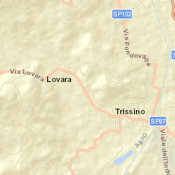 Trissino Street Map