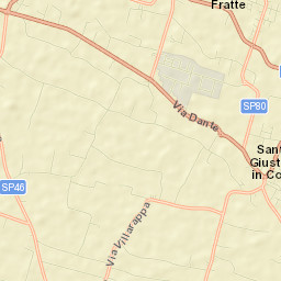 Santa Giustina in Colle Street Map