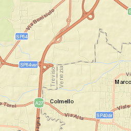 Marcon-Gaggio-Colmello Street Map