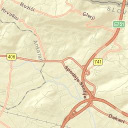 Spodnje Škofije Street Map