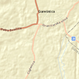 Garešnica Street Map
