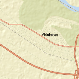 Višnjevac Street Map