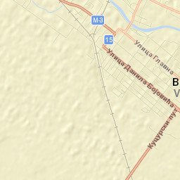 Vrbas Street Map