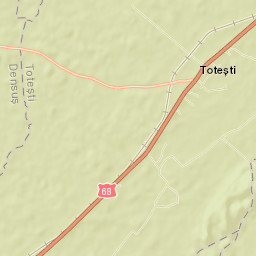 Comuna Toteşti Street Map
