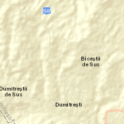 Comuna Dumitreşti Street Map