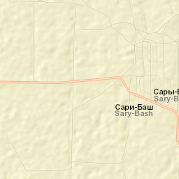 Sary-Bash Street Map