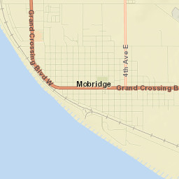 Mobridge Street Map