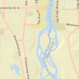 University Drive Southeast, Saint Cloud, MN Street Map