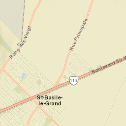 Saint-Basile-le-Grand Street Map