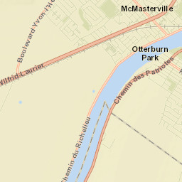 Otterburn Park Street Map