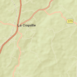 La Coquille Street Map