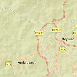Meymac Street Map