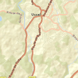 Ussel Street Map