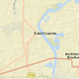 Andrézieux-Bouthéon Street Map