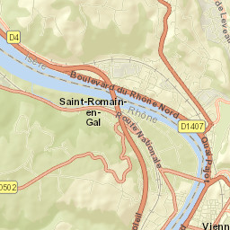 Sainte-Colombe Street Map