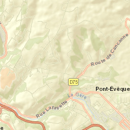 Pont-Évêque Street Map