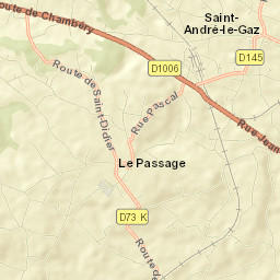 Saint-André-le-Gaz Street Map