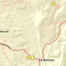 La Bridoire Street Map