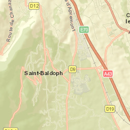 Saint-Baldoph Street Map