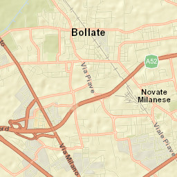 Baranzate Street Map