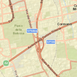 Cormano Street Map
