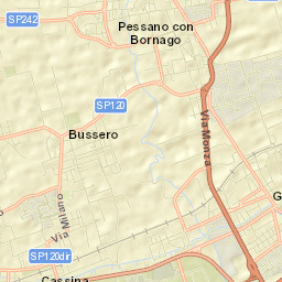 Sant'Agata Martesana Street Map