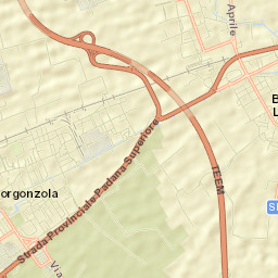Gorgonzola Street Map