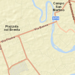 Piazzola sul Brenta Street Map