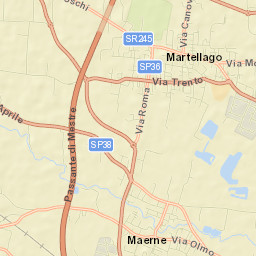 Maerne Street Map