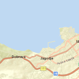 Izola Street Map