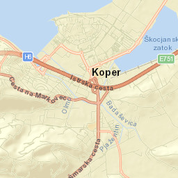 Koper Street Map