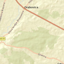 Grad Orahovica Street Map