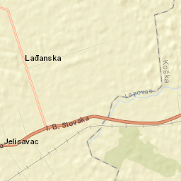 Jelisavac Street Map
