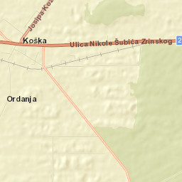 Koška Street Map