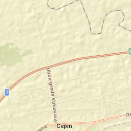 Čepin Street Map